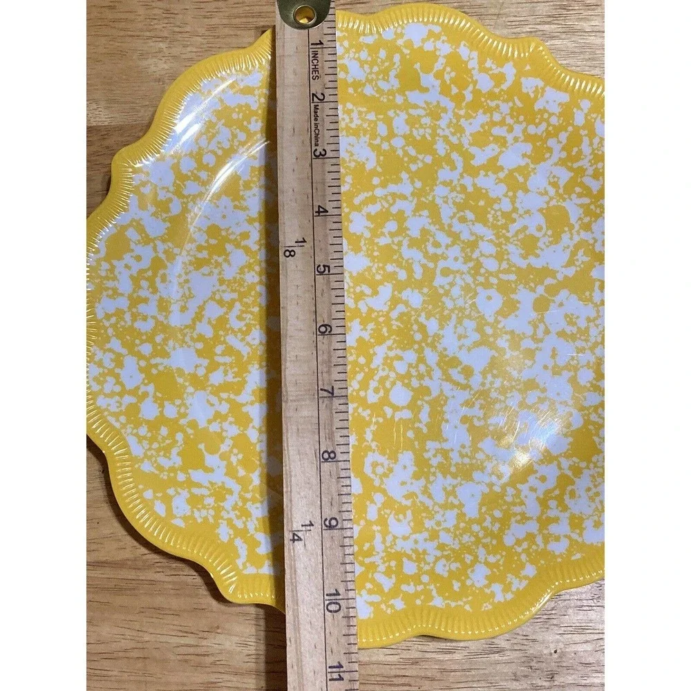Pioneer Woman Melamine Yellow‎ Bowl + 2 Plates